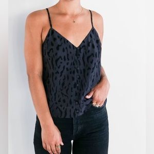 Rails Aubry Ash Cheetah top size small